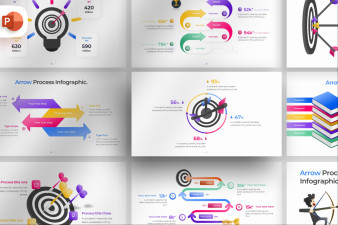 Arrow Process PowerPoint Infographic Template
